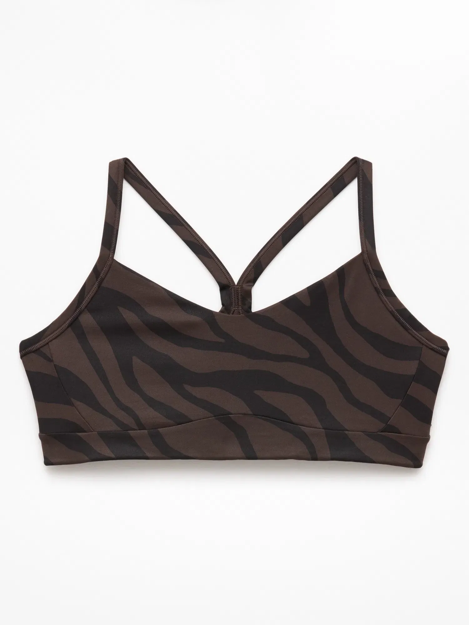 Athleta Vital Sports Bra A-C - Brown (Zebra Truffle)