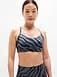 Athleta Vital Sports Bra A-C - Gray (Zebra Slate) - 862214002