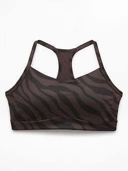 Athleta Vital Sports Bra A-C - Gray (Zebra Truffle)