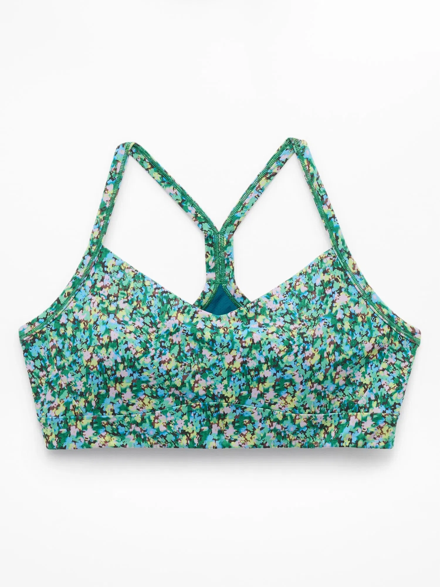 Athleta Vital Sports Bra A-C - Green (Superbloom) - 862214022
