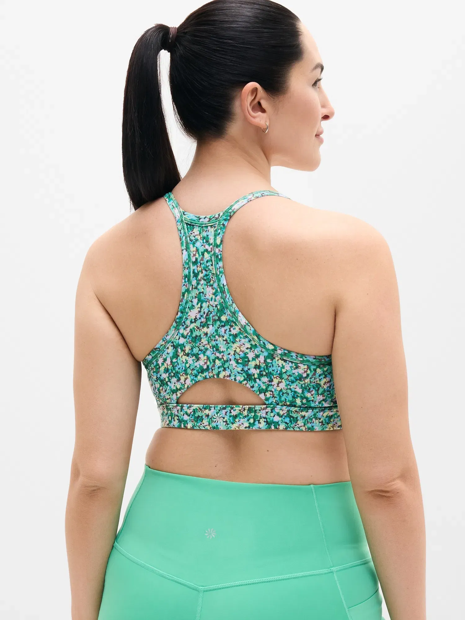 Athleta Vital Sports Bra A-C - Green (Superbloom) - 862213022
