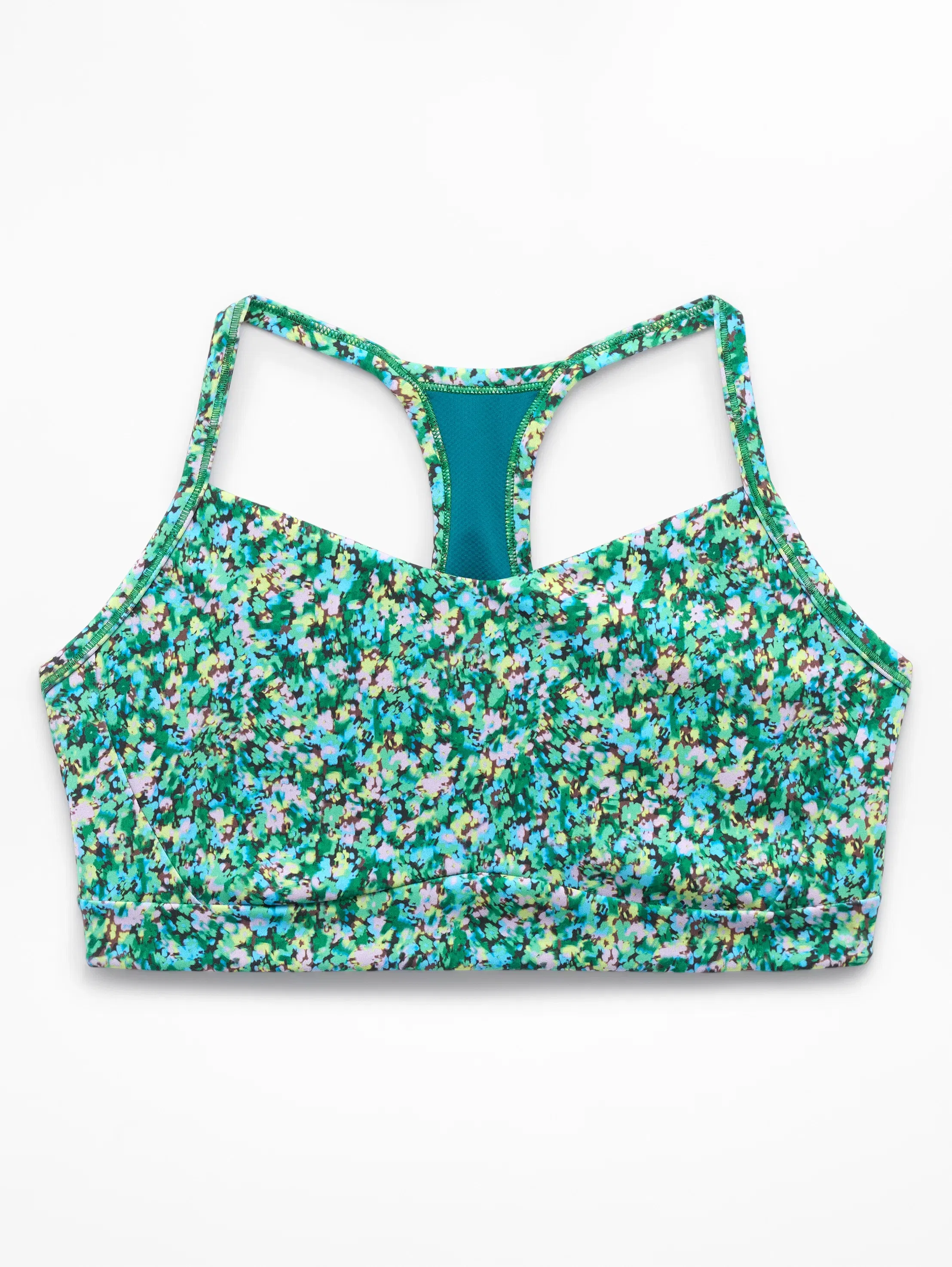 Athleta Vital Sports Bra A-C - Green (Superbloom) - 862213022