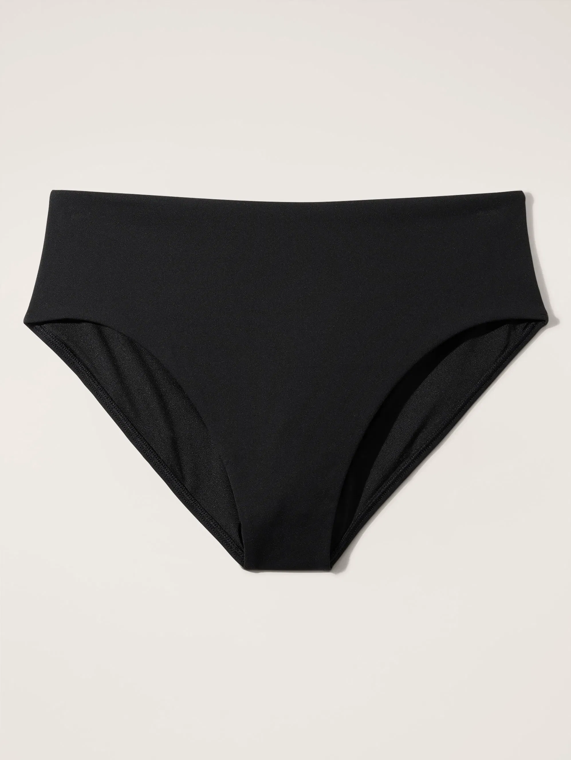 Athleta High Waist Cheeky Swim Bottom - Black (Black)