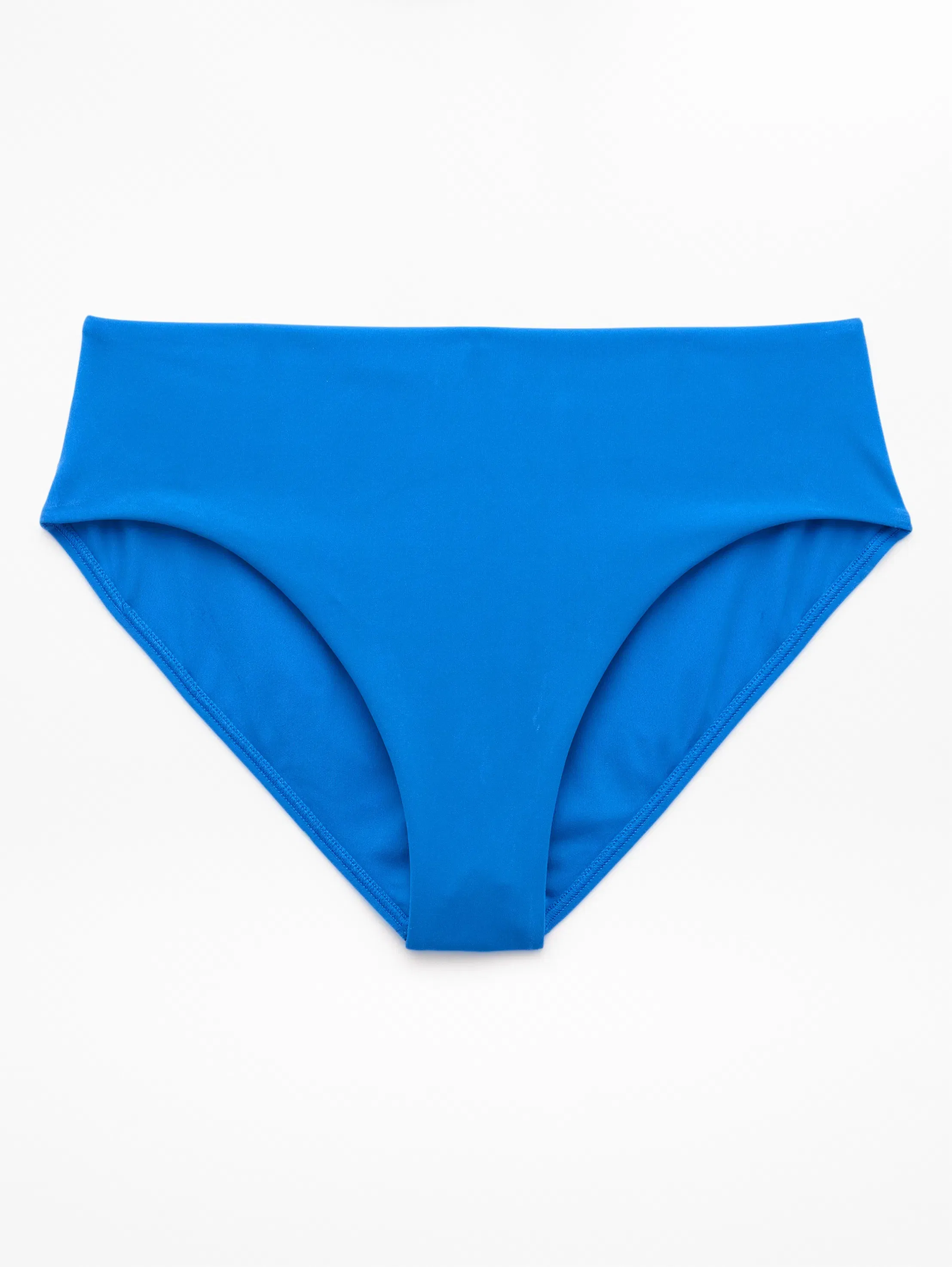 Athleta High Waist Cheeky Swim Bottom - Blue (Breaker)
