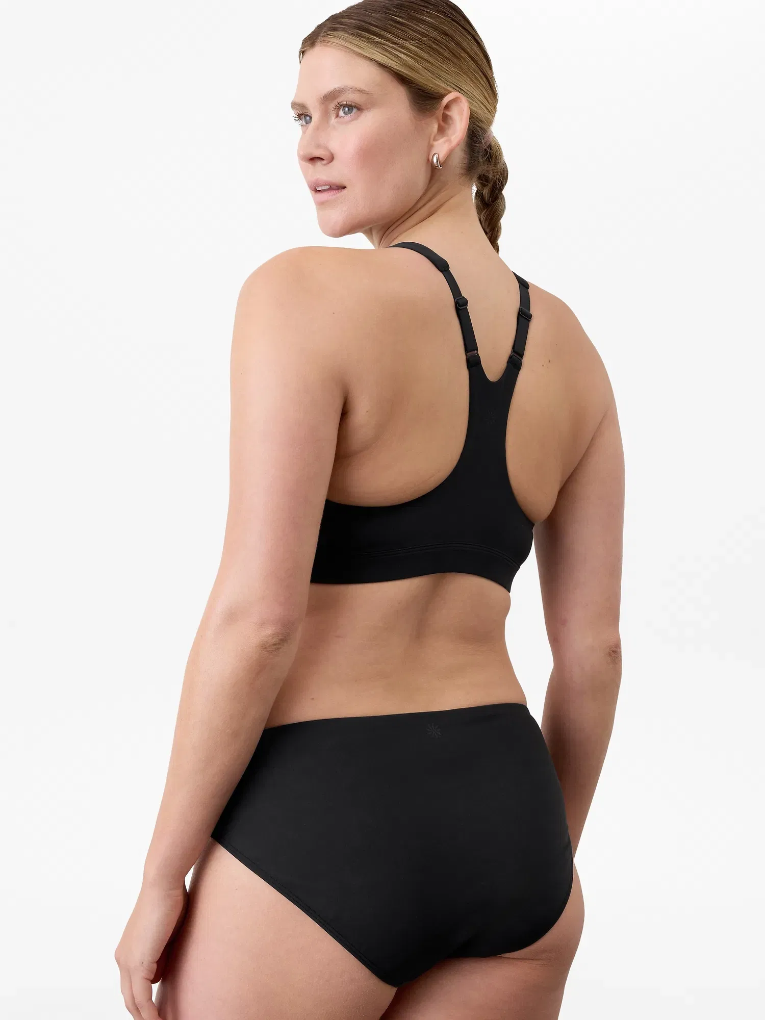 Athleta Hipster Full Swim Bottom - Black (Black)