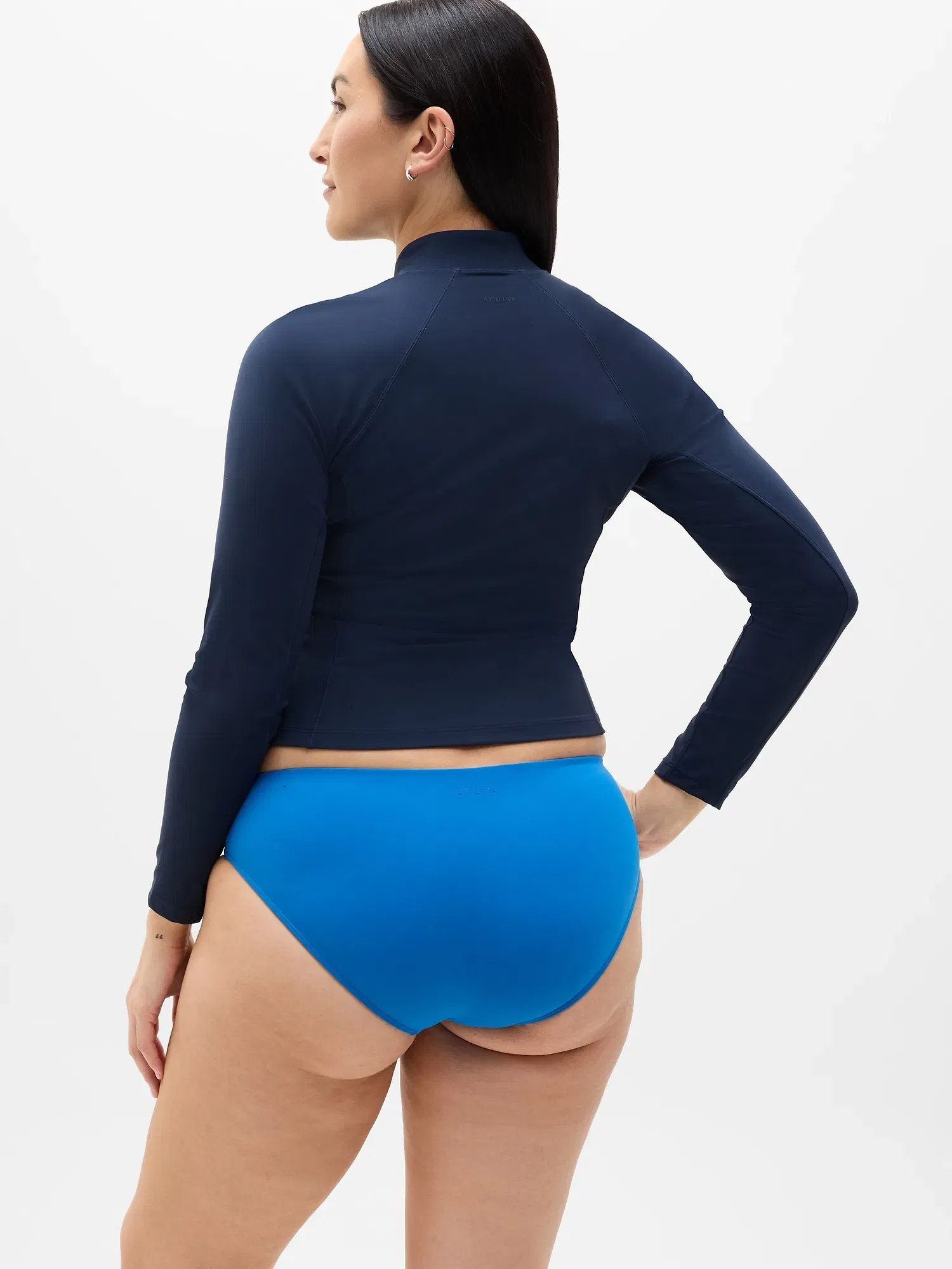 Athleta Hipster Full Swim Bottom - Blue (Breaker)