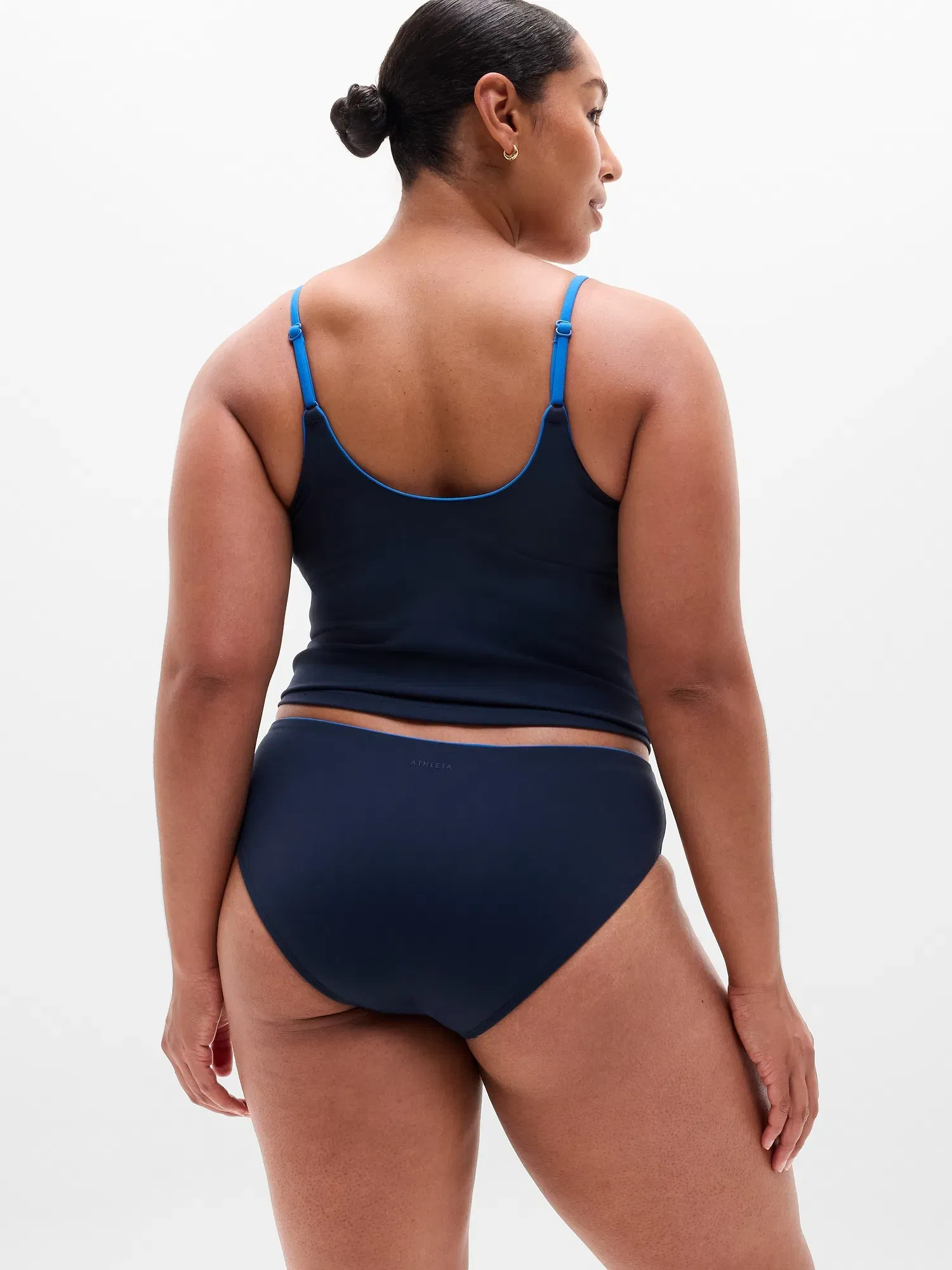 Athleta Hipster Full Swim Bottom - Blue (Eclipse/Breaker)