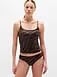Athleta Hipster Full Swim Bottom - Brown (Prima Woodland Zebra)