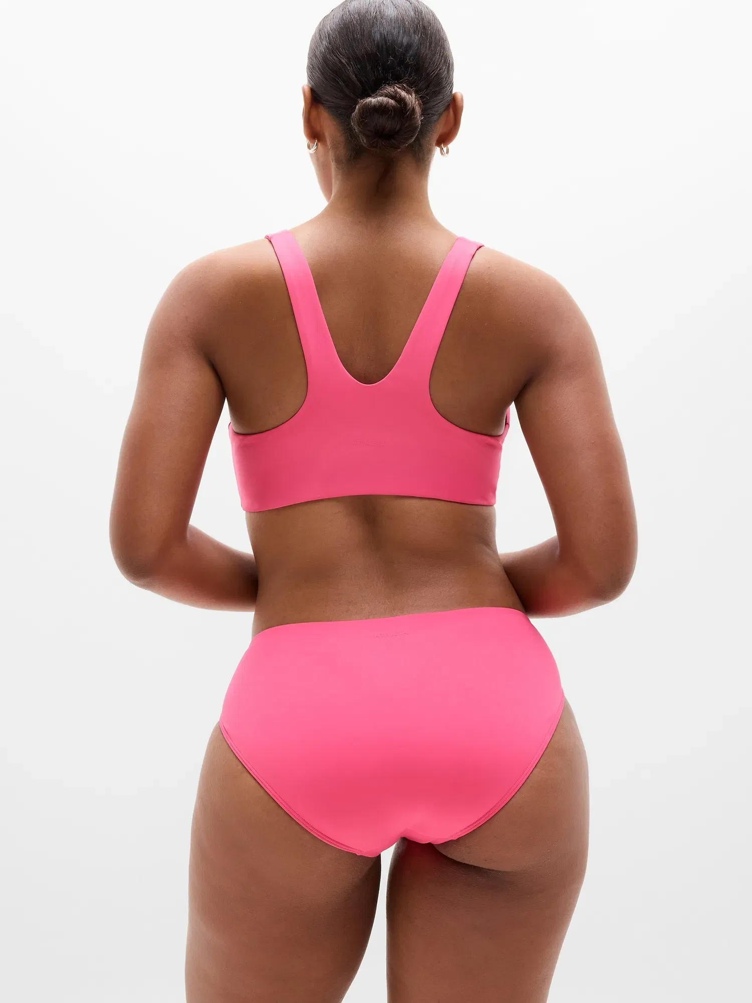 Athleta Hipster Full Swim Bottom - Pink (Cerise)