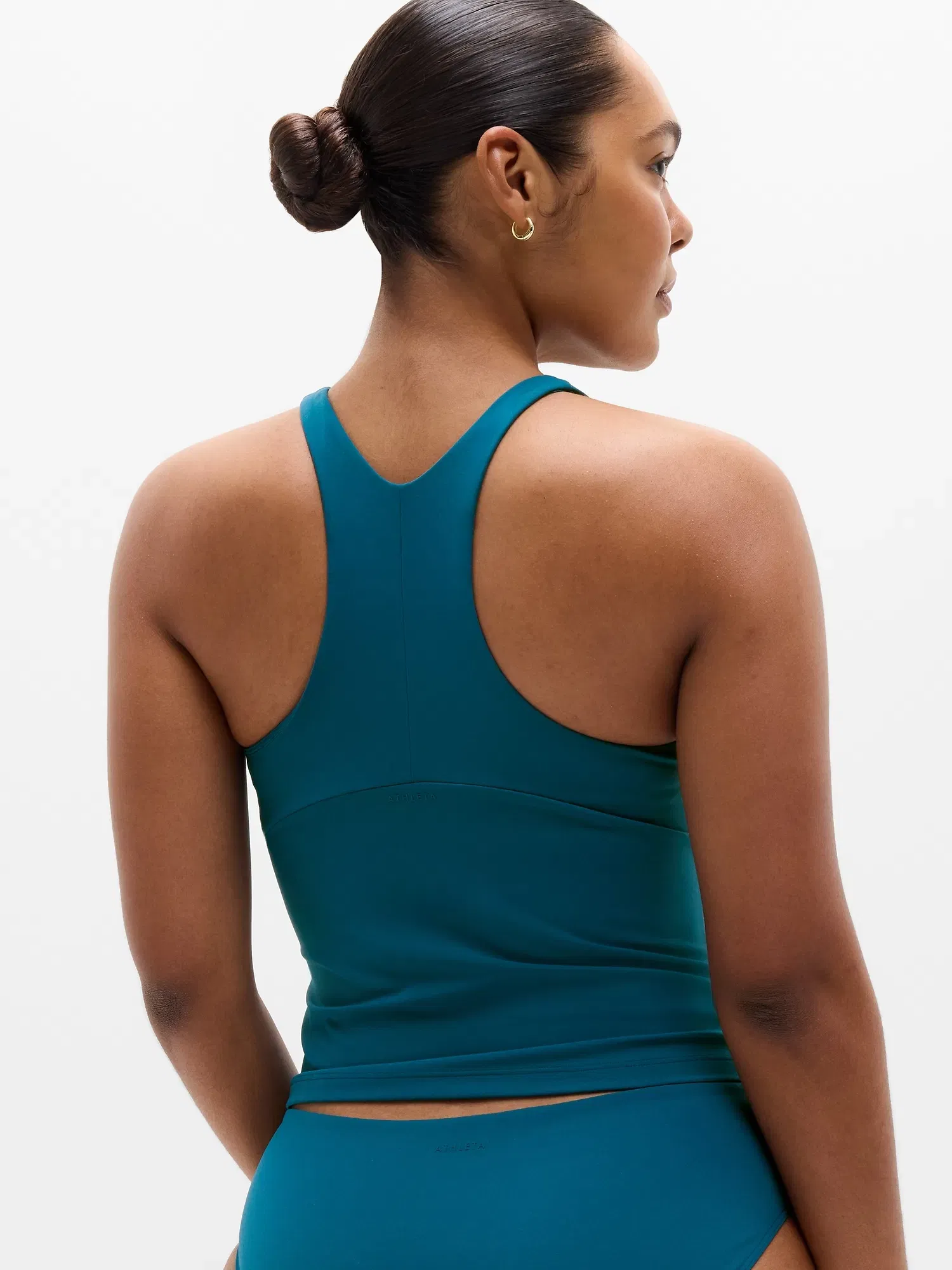 Athleta Marina Tankini - Green (Coastal Teal)