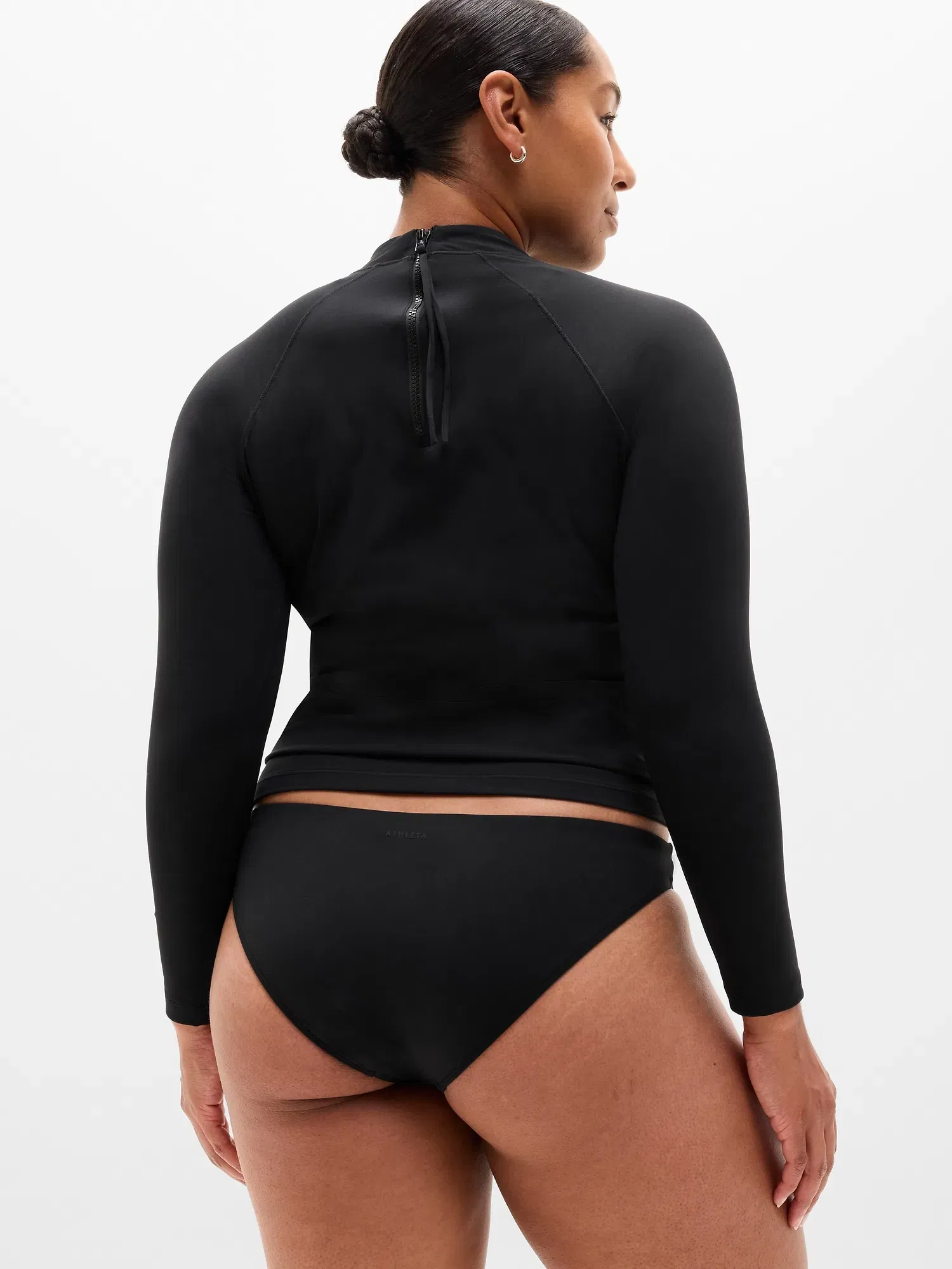 Athleta North Point Rashguard - Black (Black)