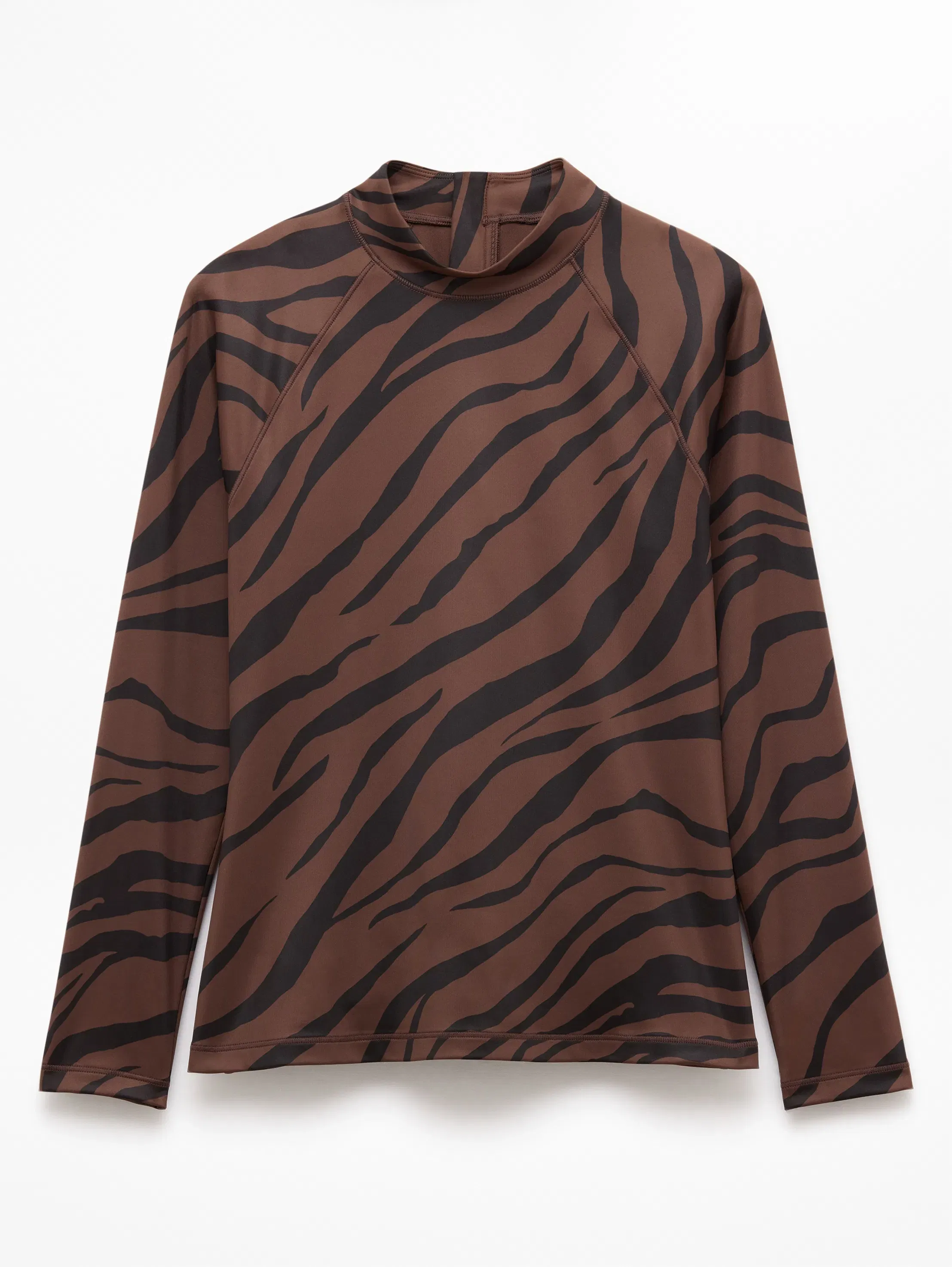 Athleta North Point Rashguard - Brown (Prima Woodland Zebra)