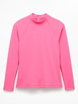 Athleta North Point Rashguard - Pink (Cerise)