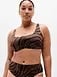 Athleta Oasis Underwire Bikini Top A-C - Brown (Prima Woodland Zebra) - 845366042