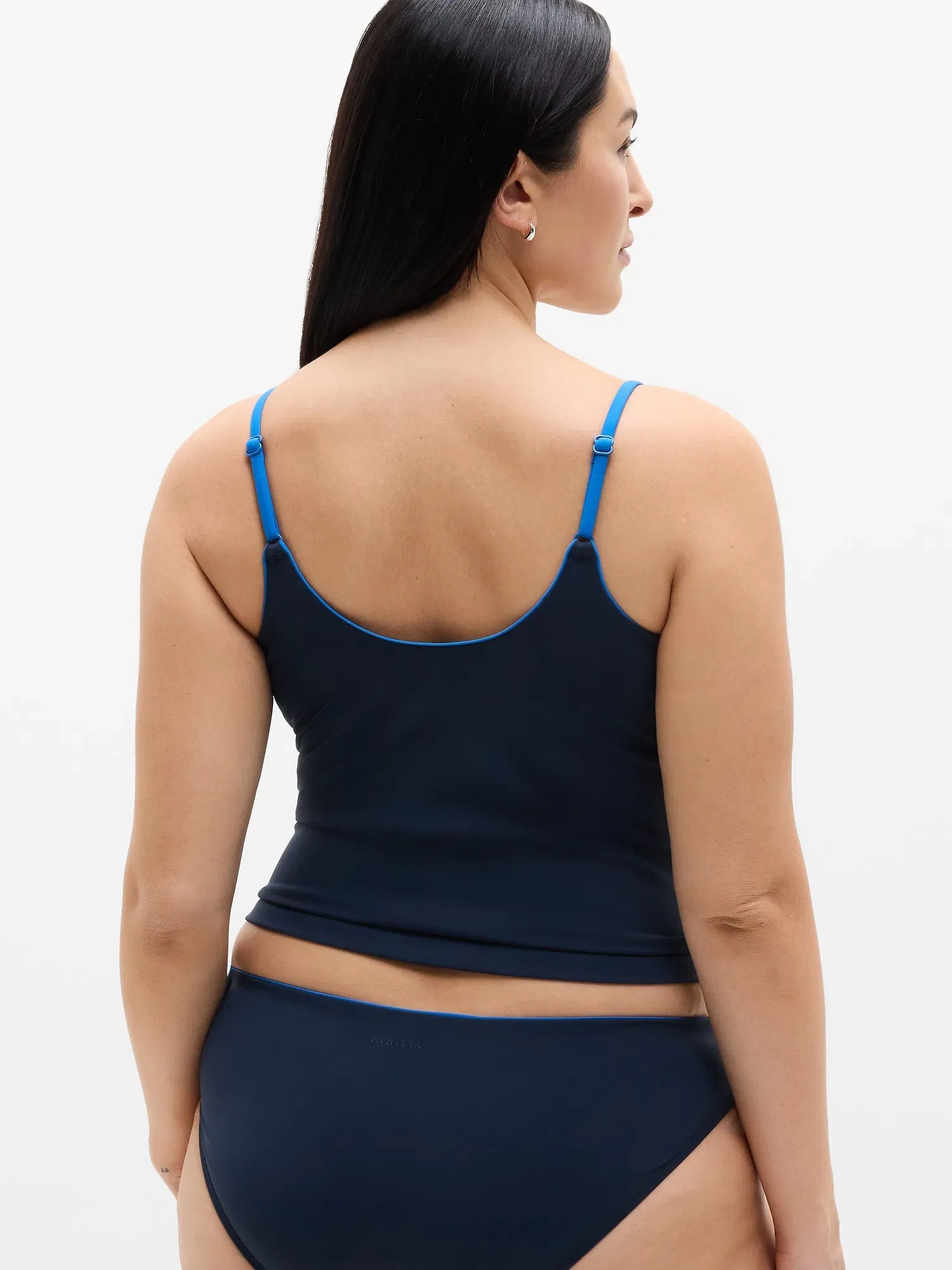 Athleta Scoop Tankini - Blue (Eclipse/Breaker)