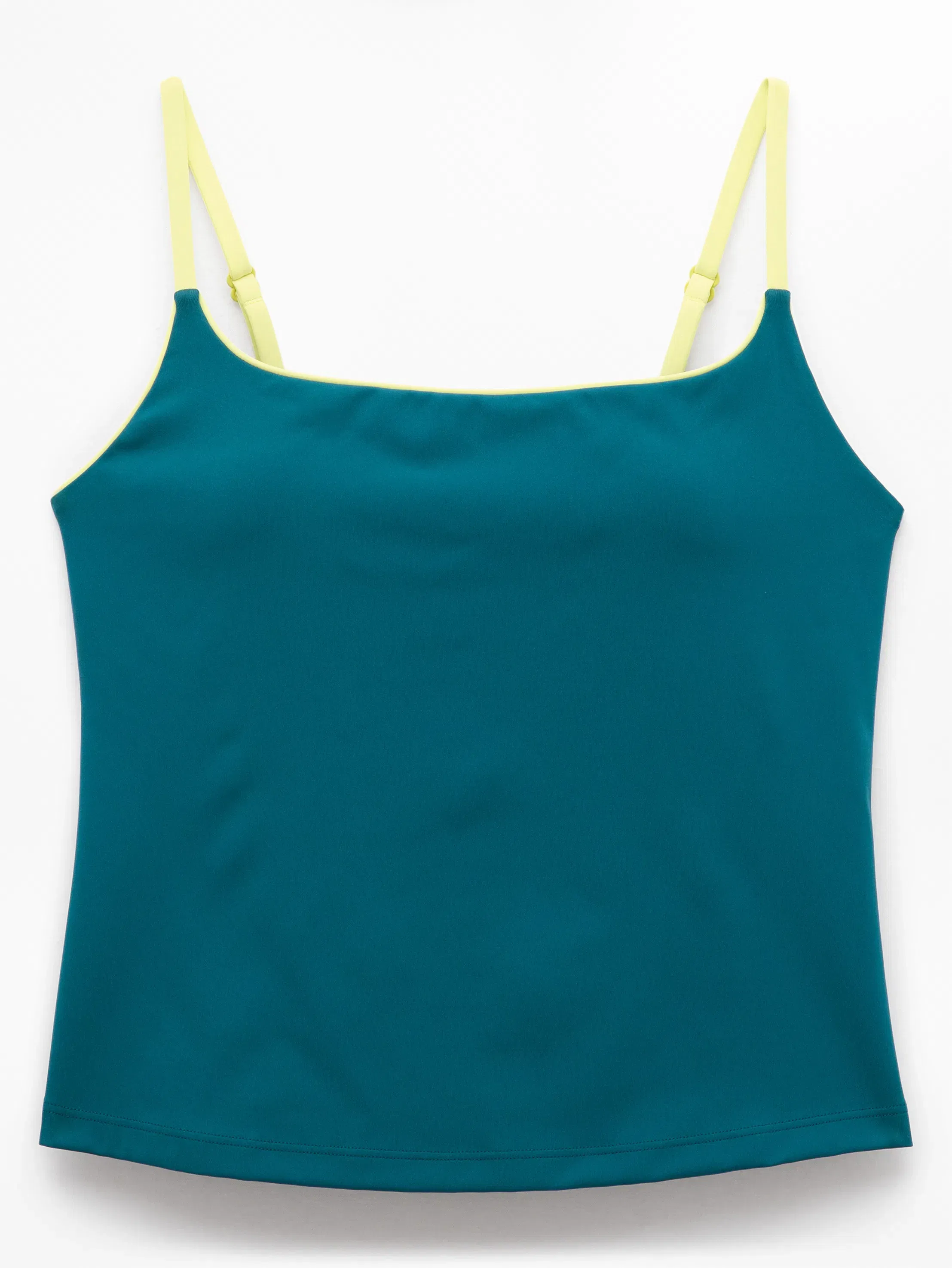 Athleta Scoop Tankini - Green (Coastal Teal/Spark)