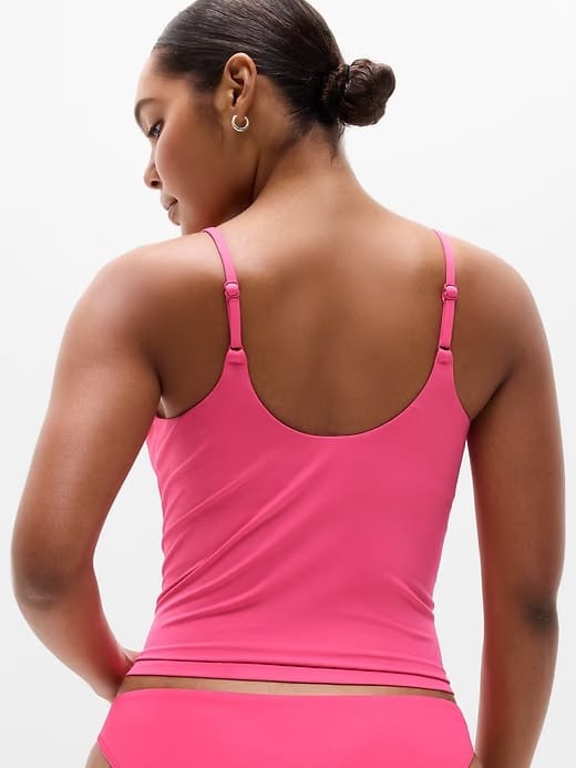 Athleta Scoop Tankini - Pink (Cerise)