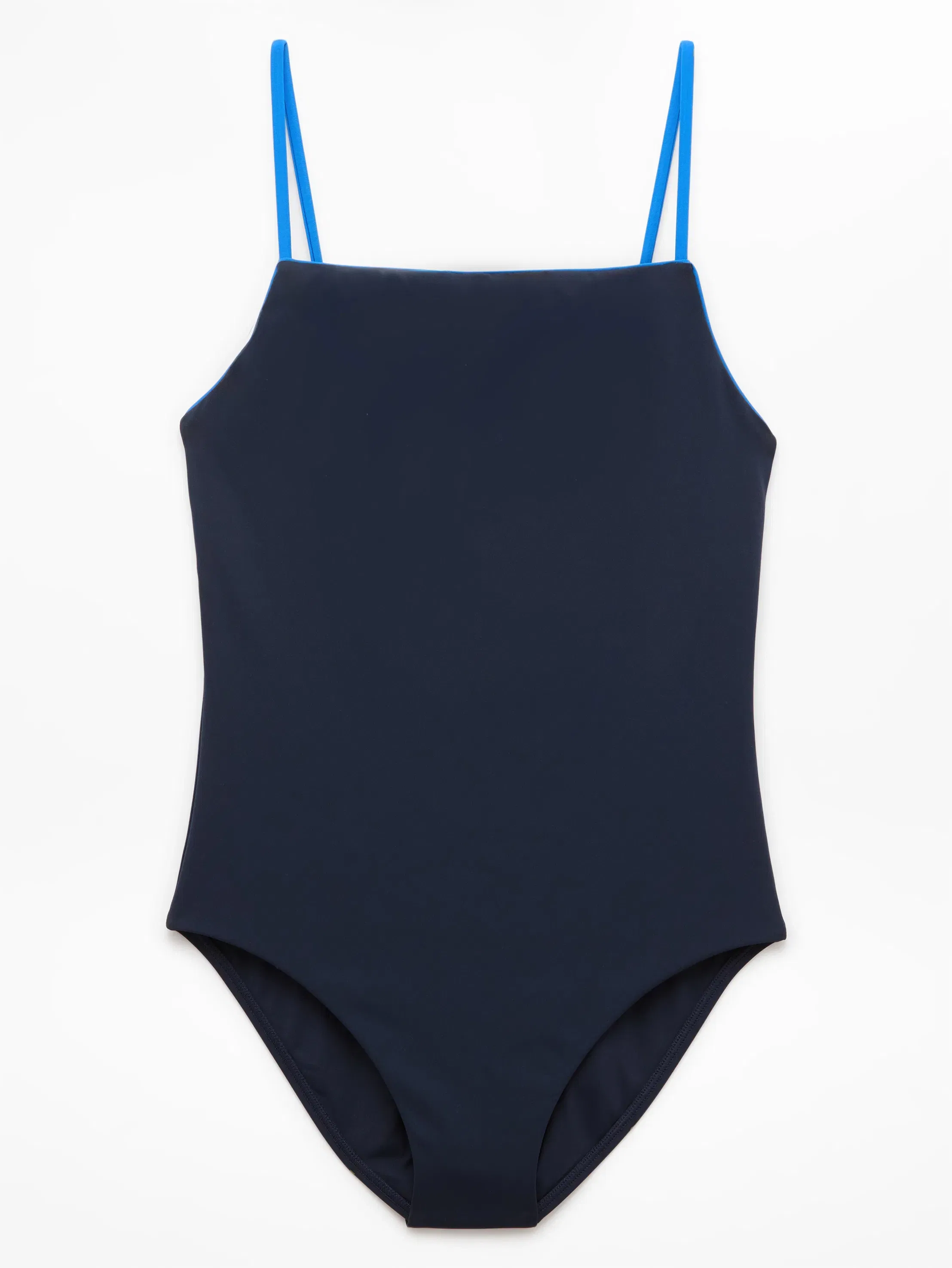 Athleta Straight Neck One Piece - Blue (Eclipse/Breaker)