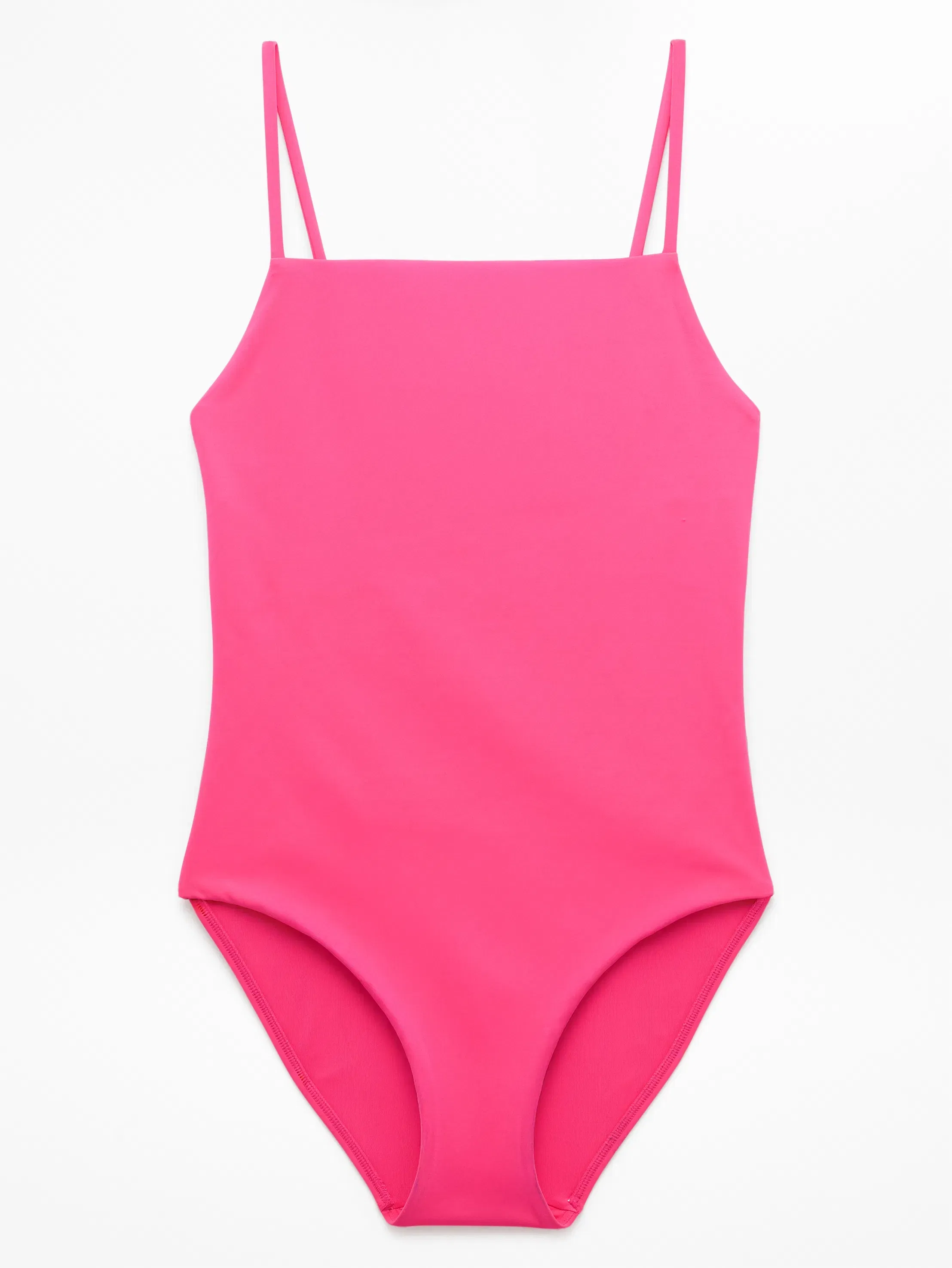 Athleta Straight Neck One Piece - Pink (Cerise)