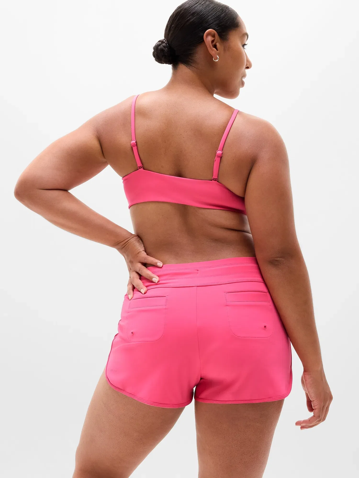 Athleta Surge Swim Short - Pink (Cerise)