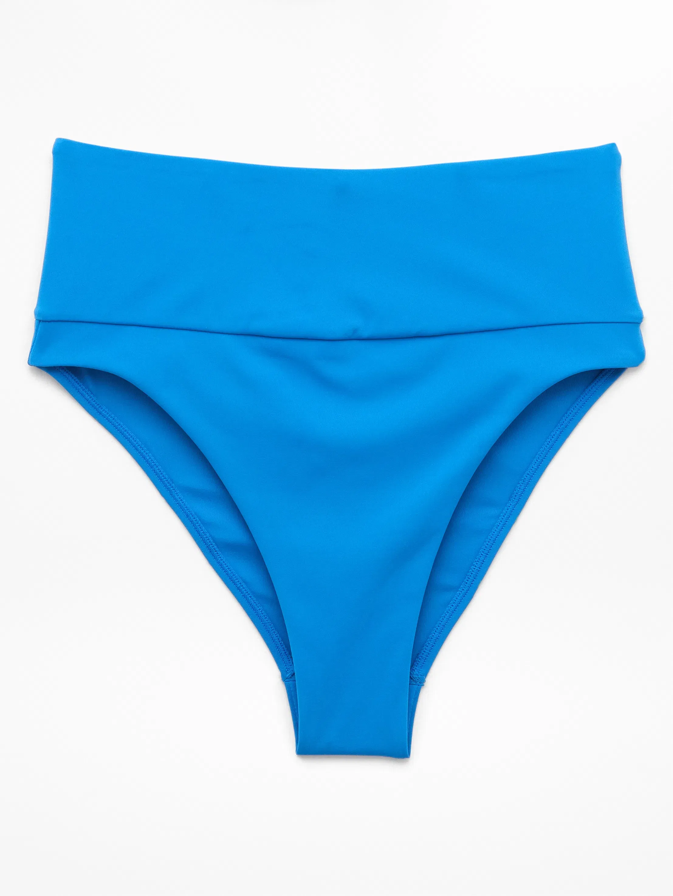Athleta Ultra High Waist Cheeky Swim Bottom - Blue (Breaker)