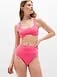 Athleta Ultra High Waist Cheeky Swim Bottom - Pink (Cerise)