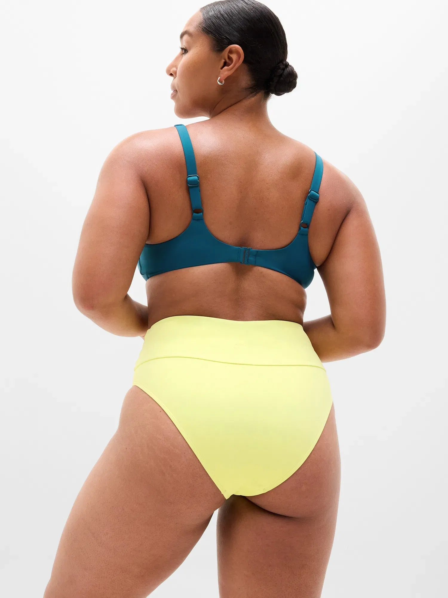 Athleta Ultra High Waist Cheeky Swim Bottom - Yellow (Spark)