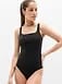 Athleta BodyMove Square Neck Bodysuit - Black (Black)