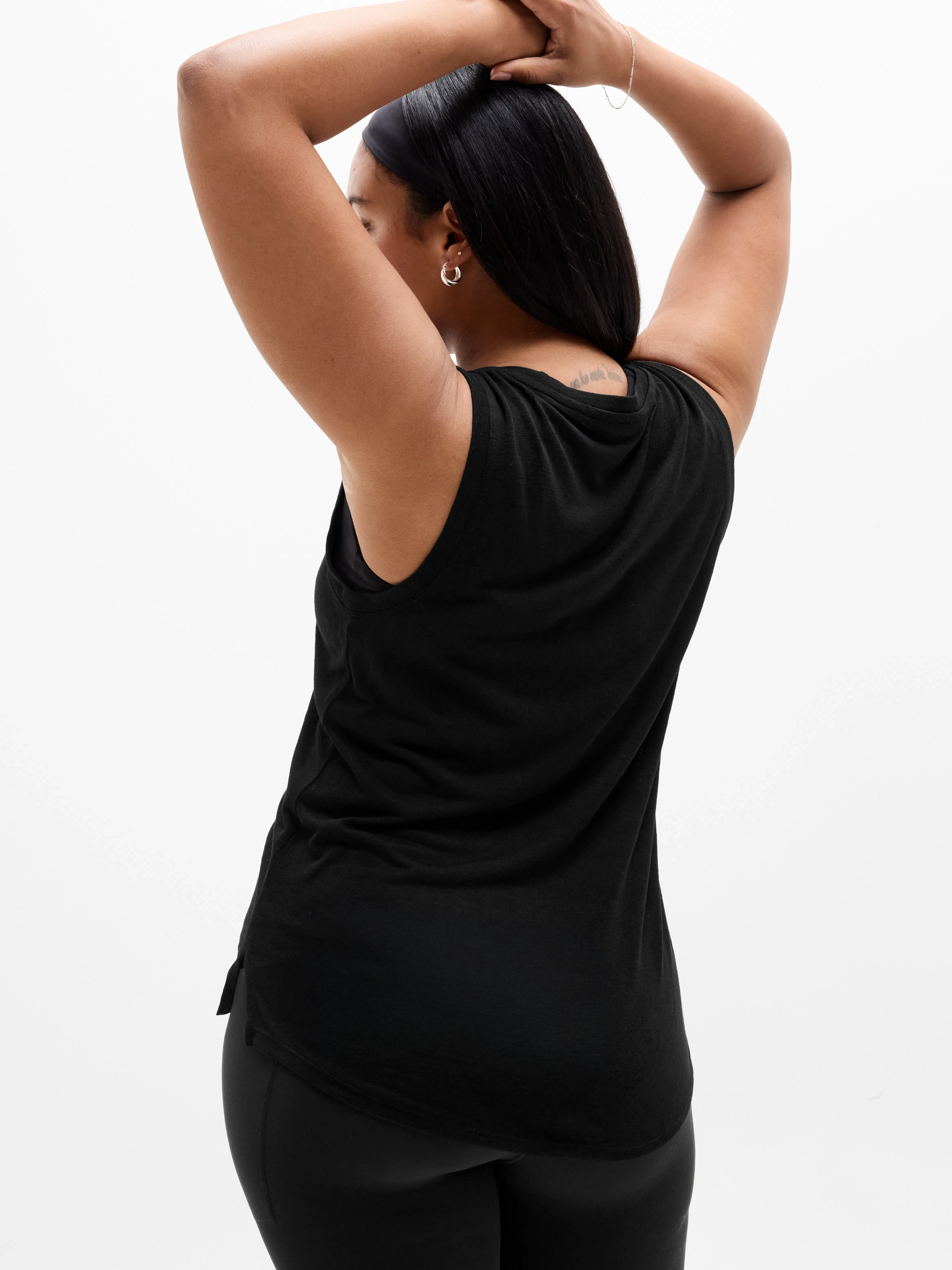 Athleta Breezy Tank - Black (Black)