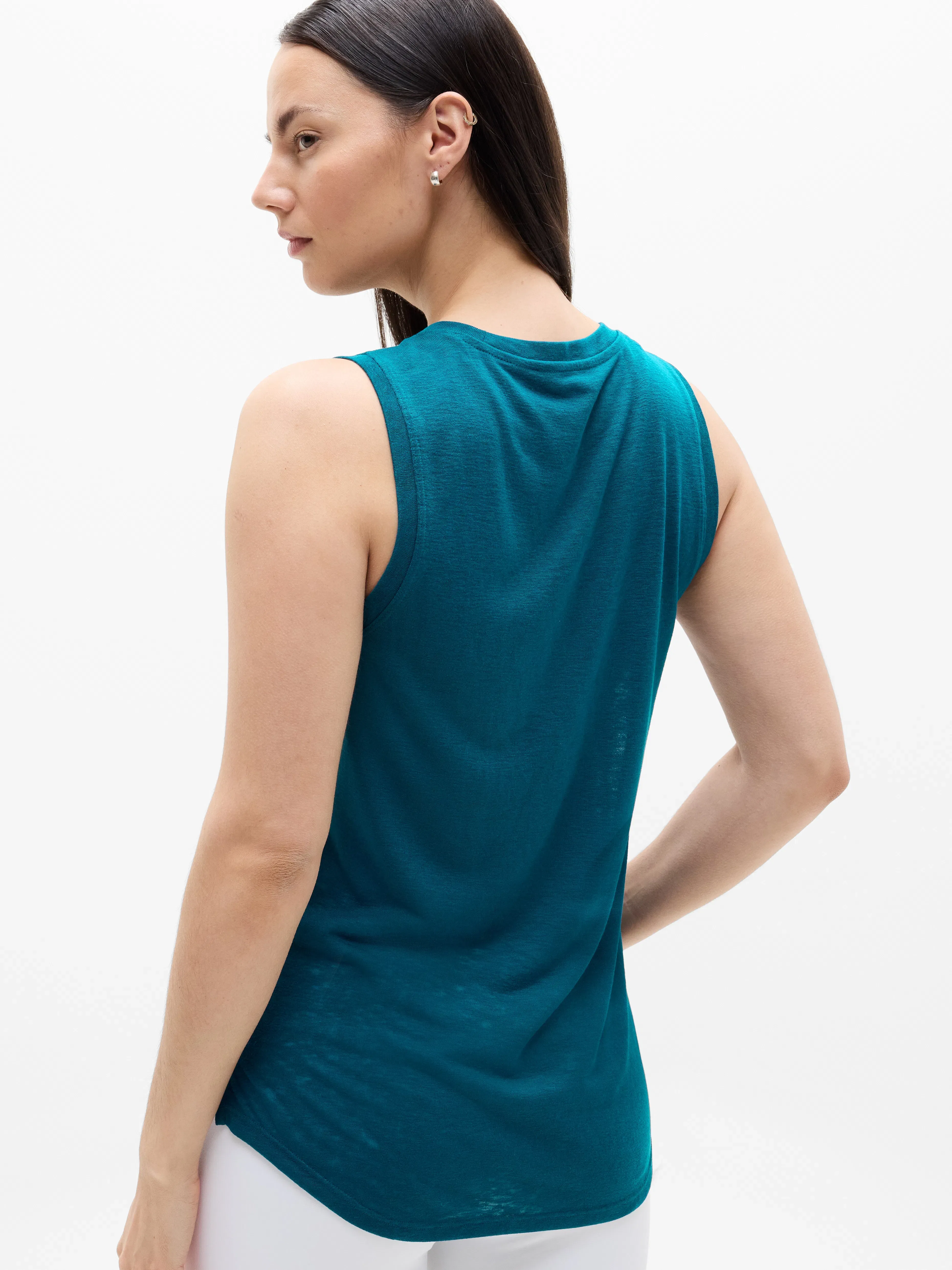 Athleta Breezy Tank - Blue (Coastal Teal)
