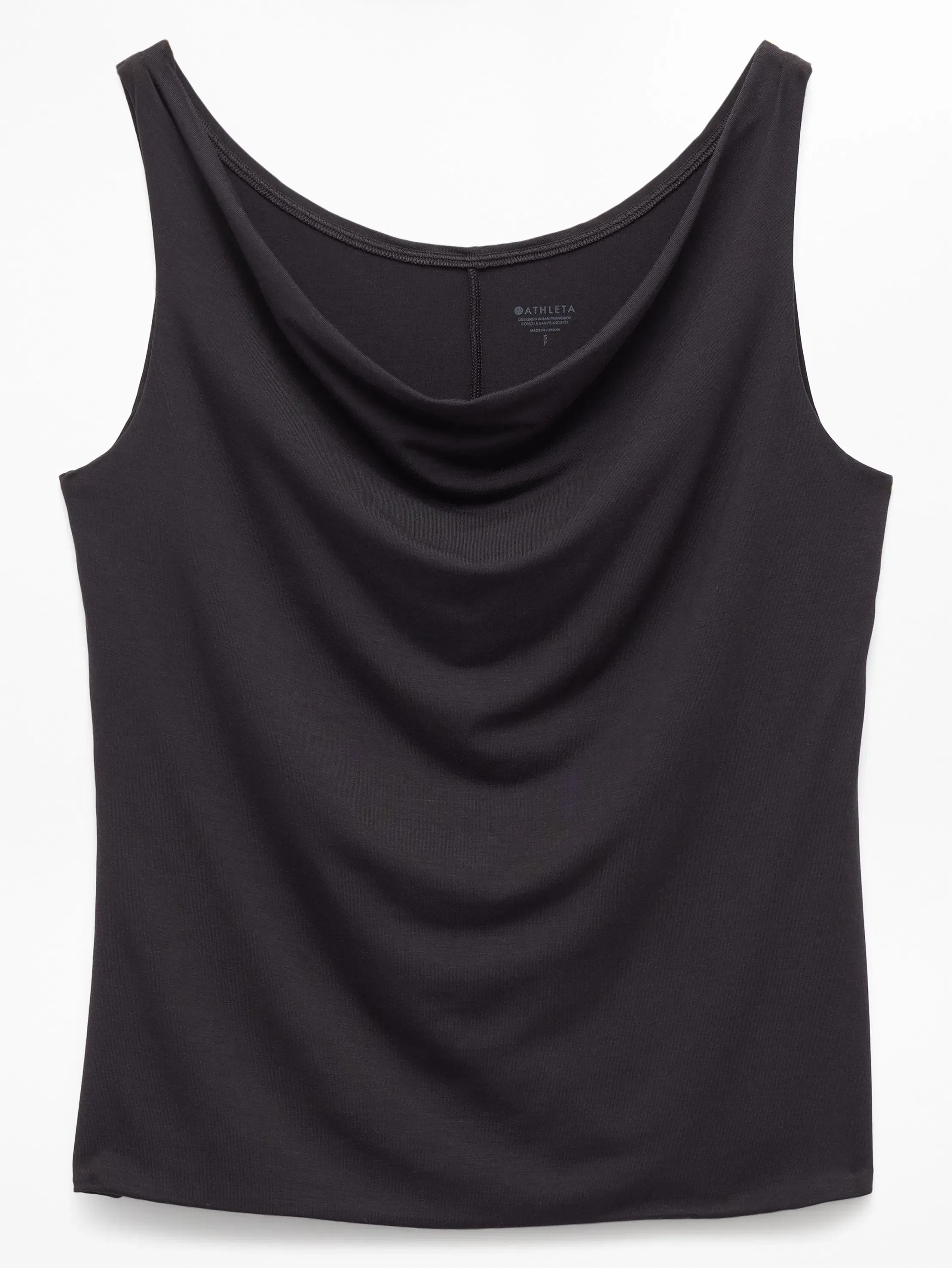 Athleta Dream Drape Tank - Black (Black)