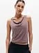 Athleta Dream Drape Tank - Brown (Driftwood)