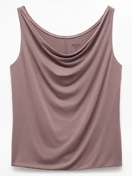 Athleta Dream Drape Tank - Brown (Driftwood)