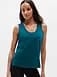 Athleta Favorite Cotton Tank - Green (COASTAL TEAL)