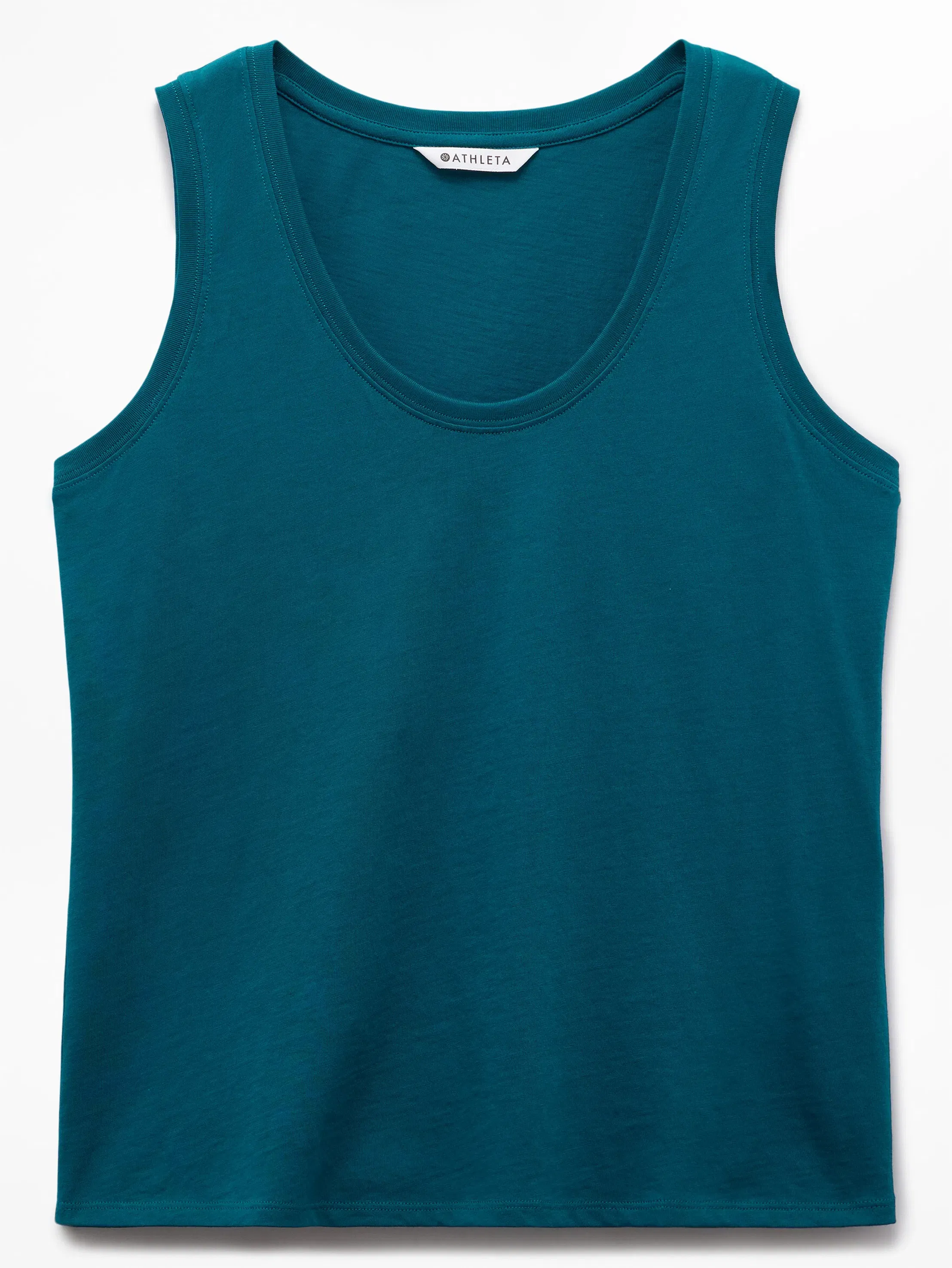 Athleta Favorite Cotton Tank - Green (COASTAL TEAL)