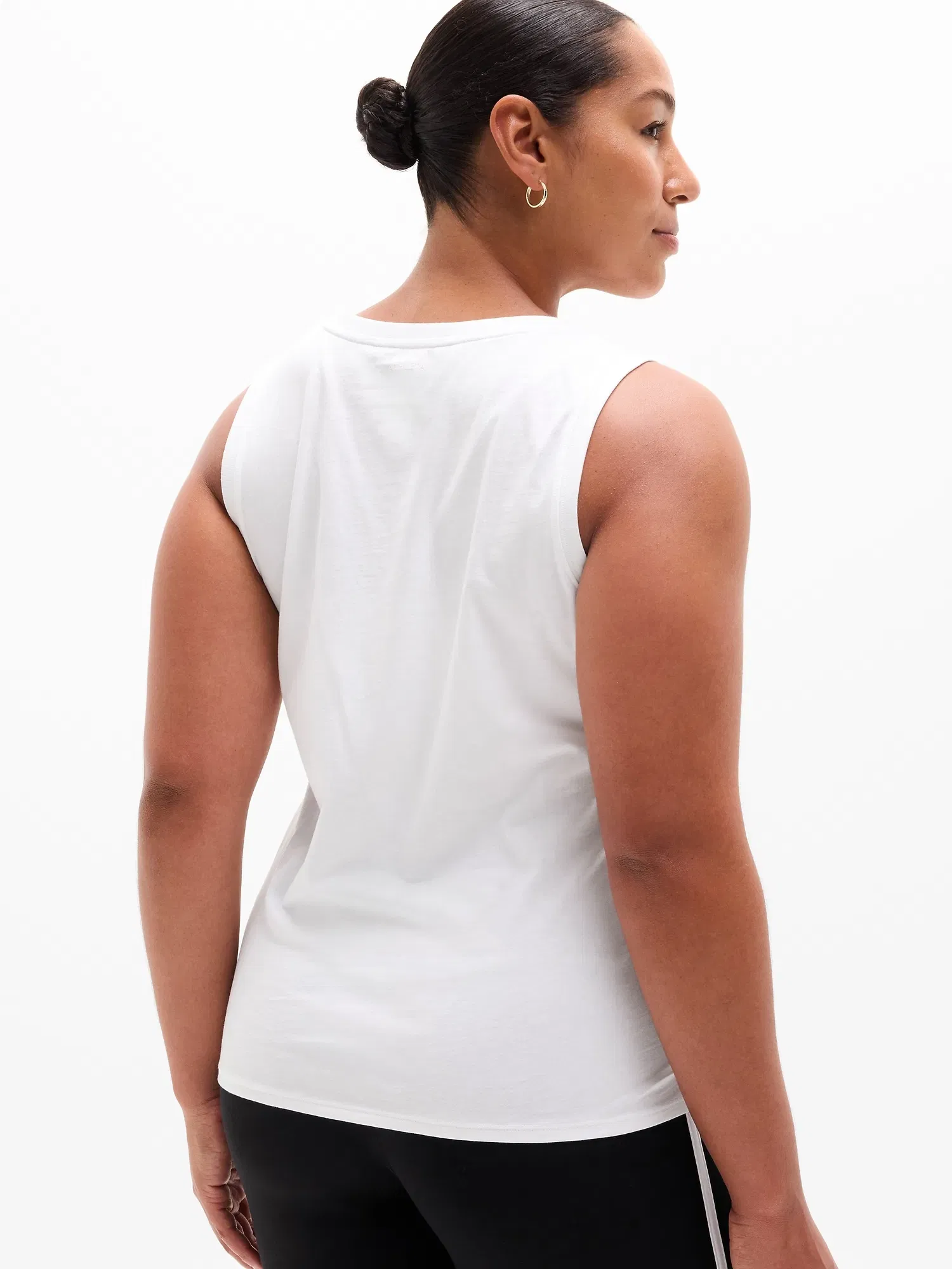Athleta Favorite Cotton Tank - White (BRIGHT WHITE)