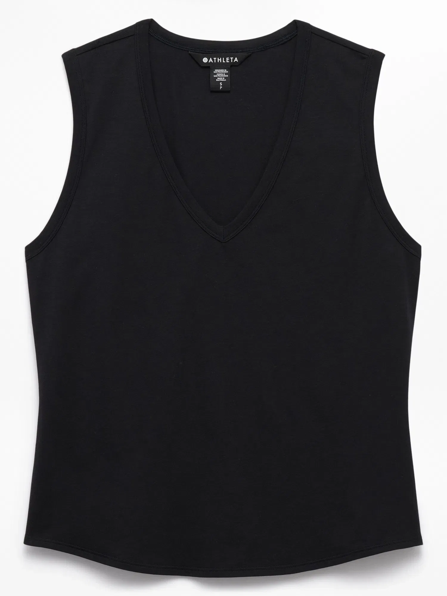 Athleta Foundation V-Neck Tank - Black (Black)