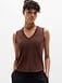 Athleta Foundation V-Neck Tank - Brown (Woodland)