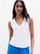 Athleta Foundation V-Neck Tank - White (Bright White)