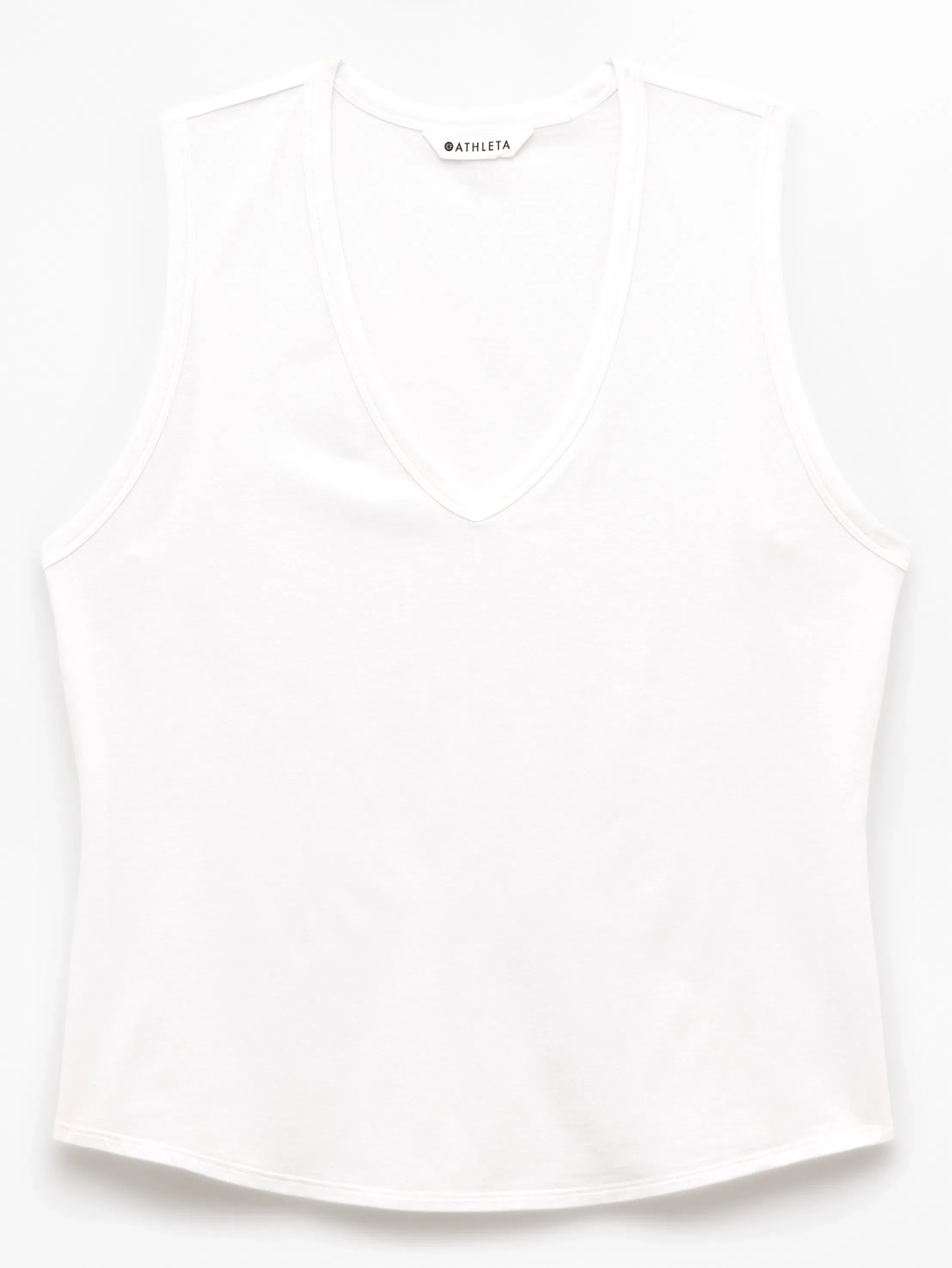 Athleta Foundation V-Neck Tank - White (Bright White)