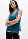 Athleta Journey Tank - Green (Coastal Teal/White)