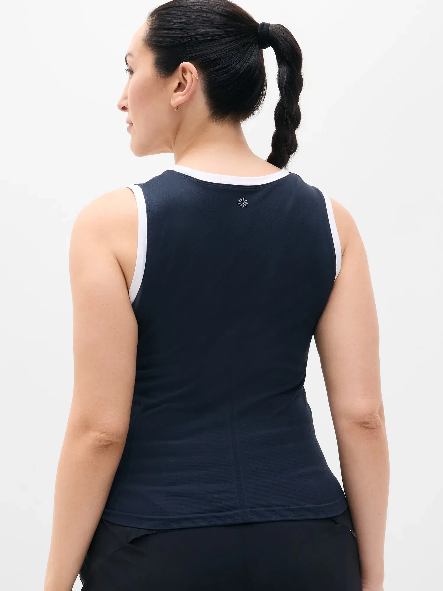 Athleta Momentum Flex Muscle Tank - Blue (Eclipse/White)