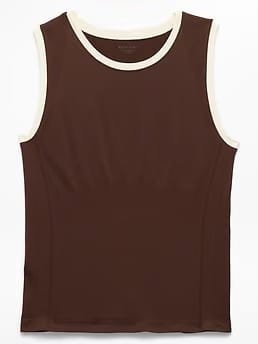 Athleta Momentum Flex Muscle Tank - Brown (Woodland/Pearl)