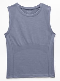 Athleta Momentum Flex Muscle Tank - Gray (Slate Heather)