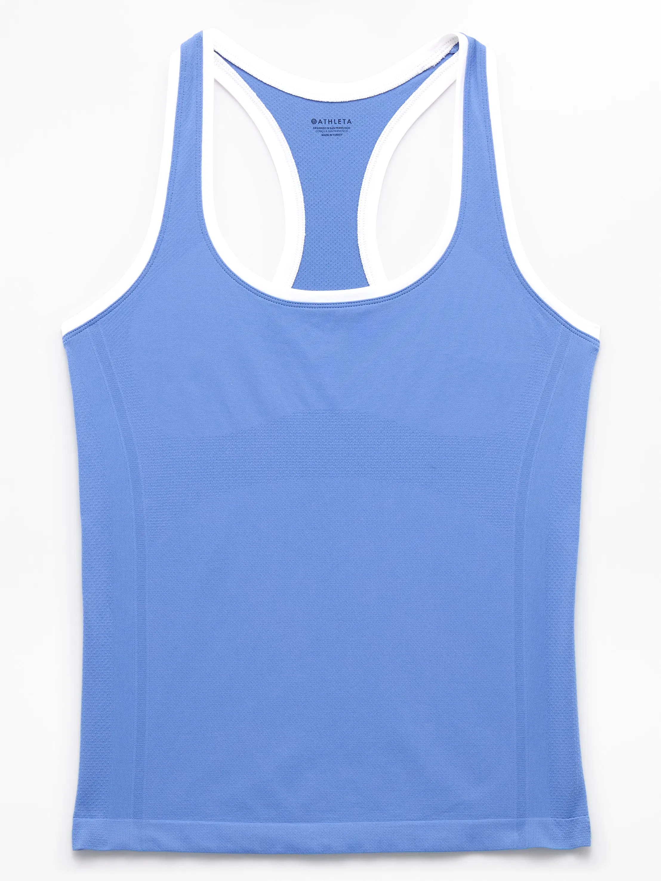 Athleta Momentum Flex Tank - Blue (Waterfall/White)