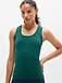 Athleta Momentum Flex Tank - Green (Alpine Mini Stripe)