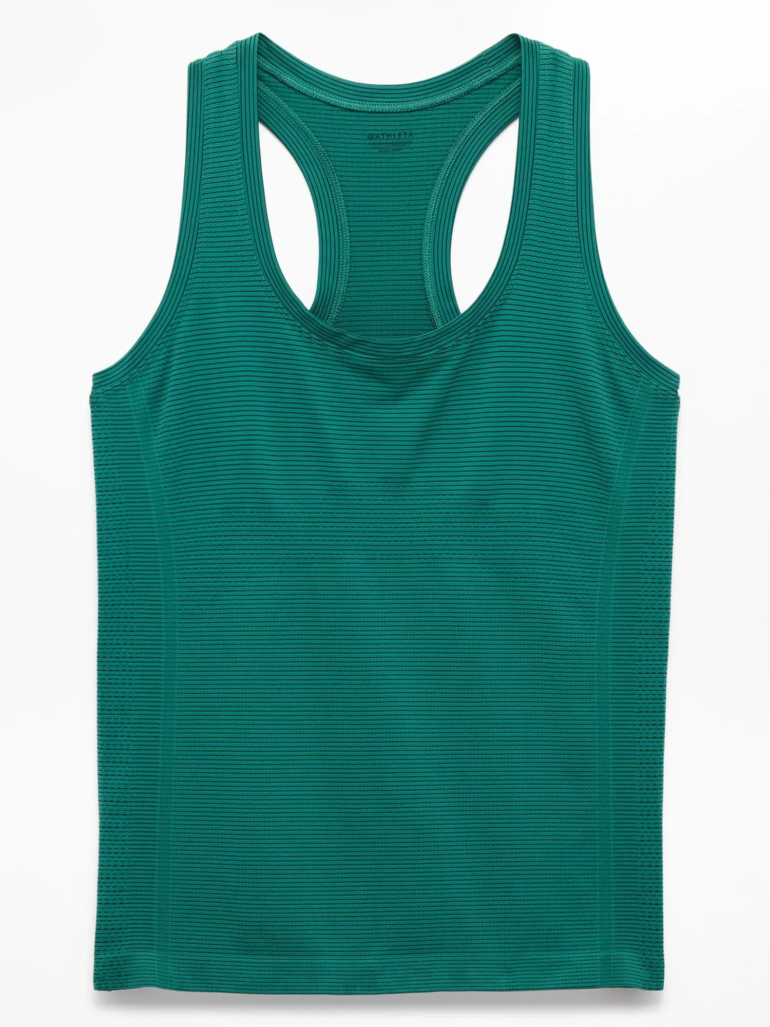 Athleta Momentum Flex Tank - Green (Alpine Mini Stripe)