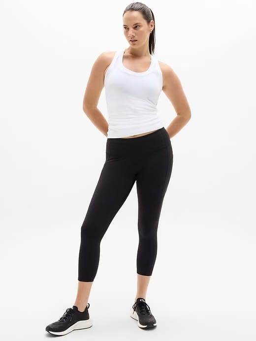 Athleta Momentum Seamless Tank - White (Bright White)