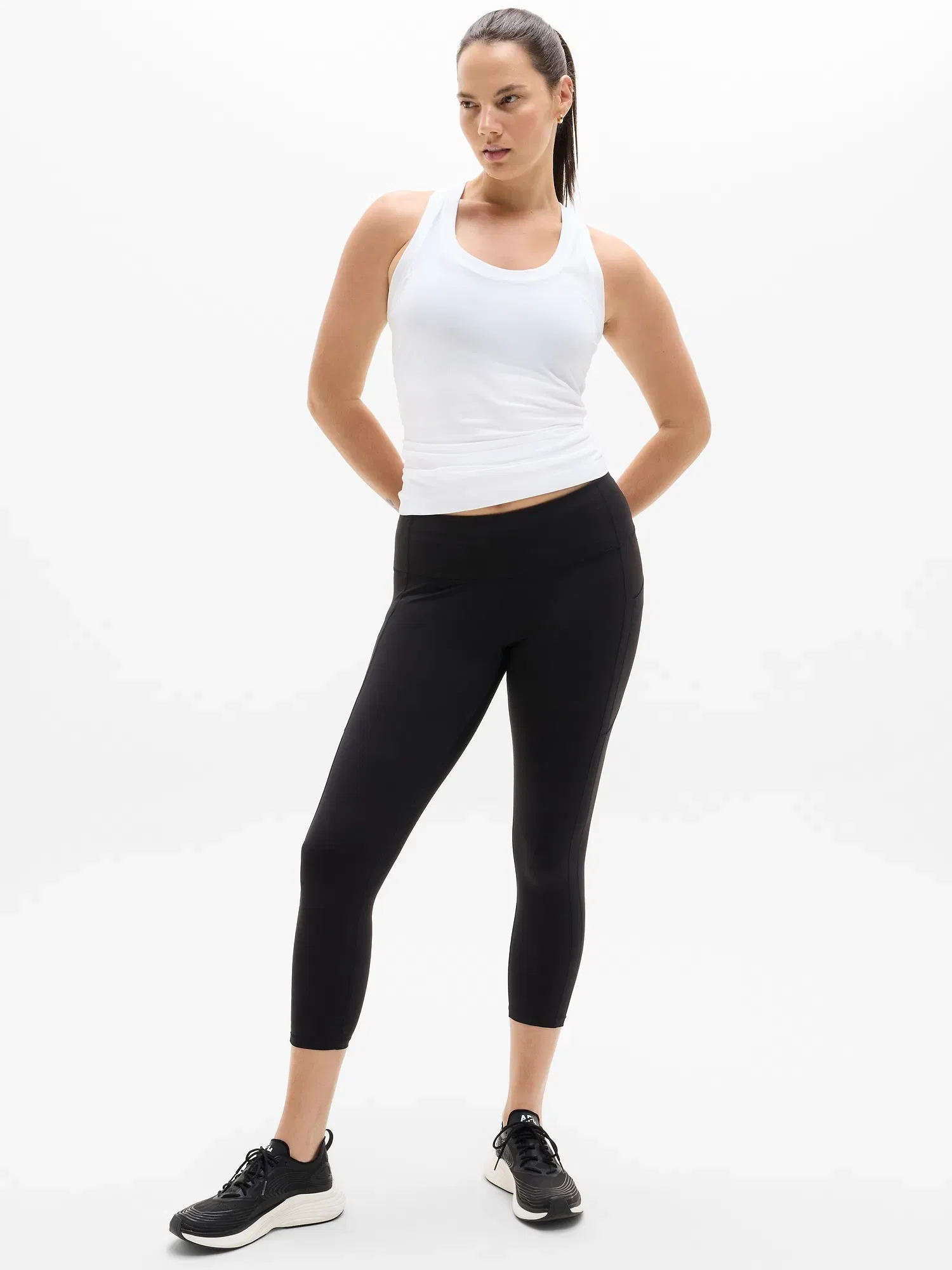 Athleta Momentum Seamless Tank - White (Bright White)