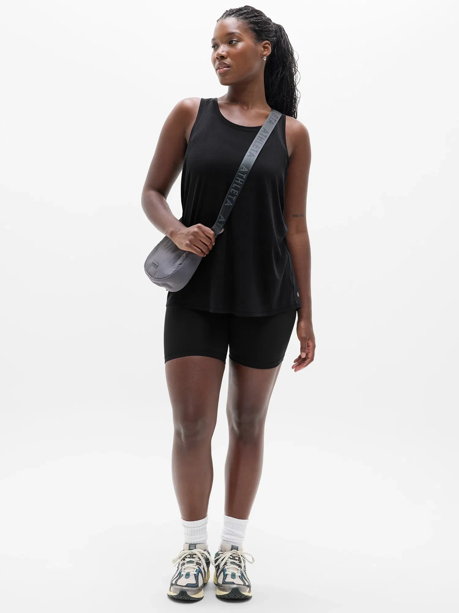Athleta Move With Ease Tank - Black (Black)